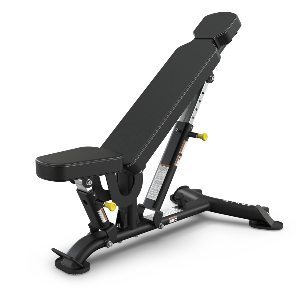 TRUE FITNESS Adjustable Flat Incline Bench