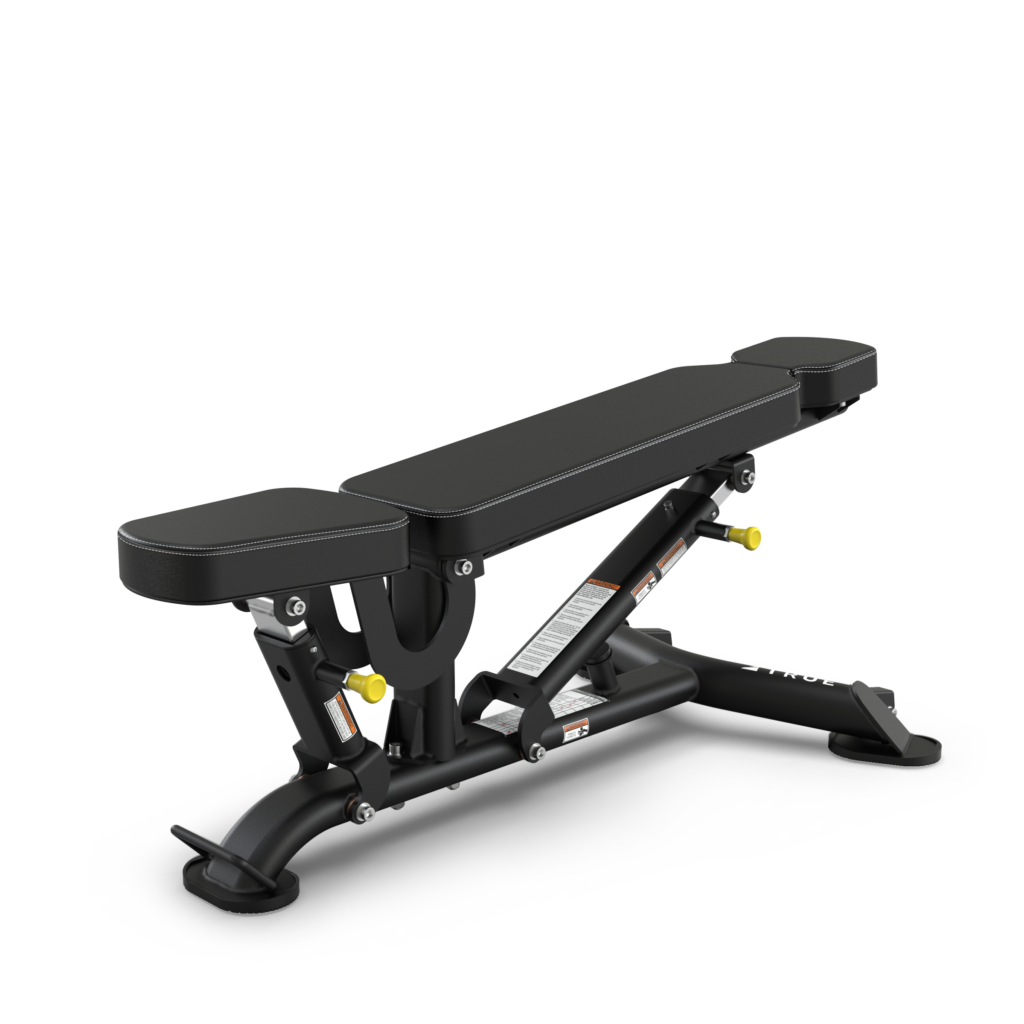 TRUE FITNESS Adjustable Flat Incline Bench