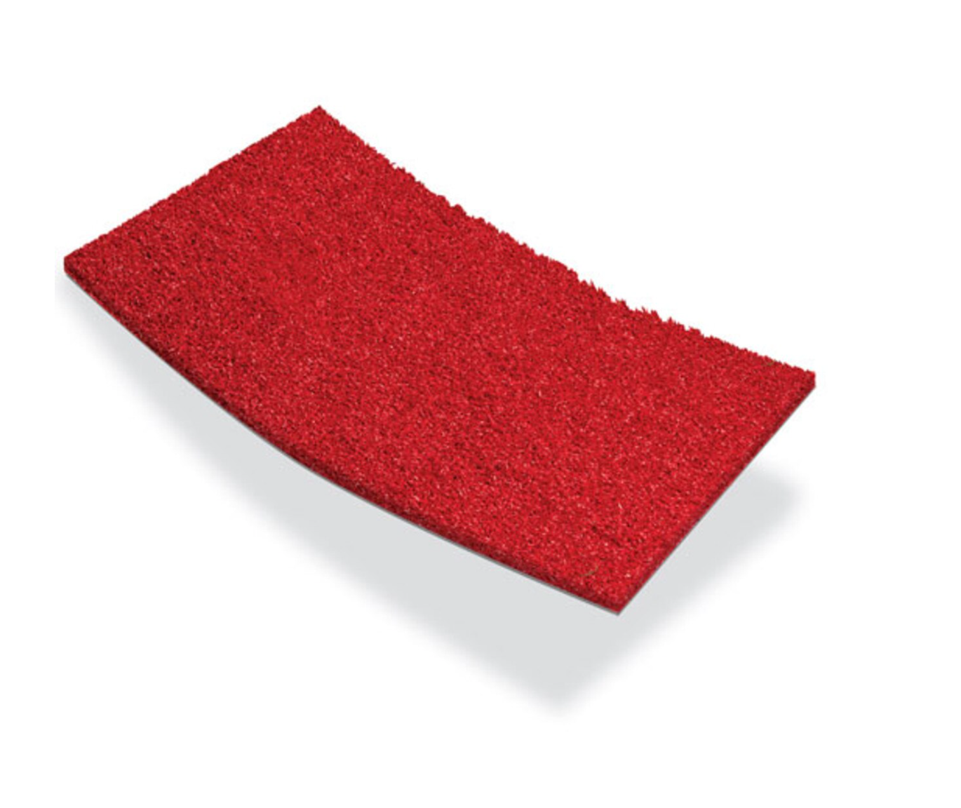 Red Unpadded Artificial Turf