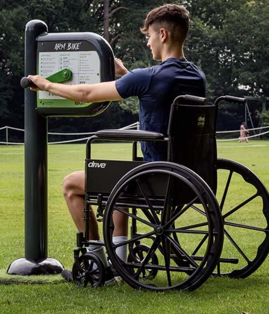 NEW Resistance Arm Bike Outdoor Gym Equipment
