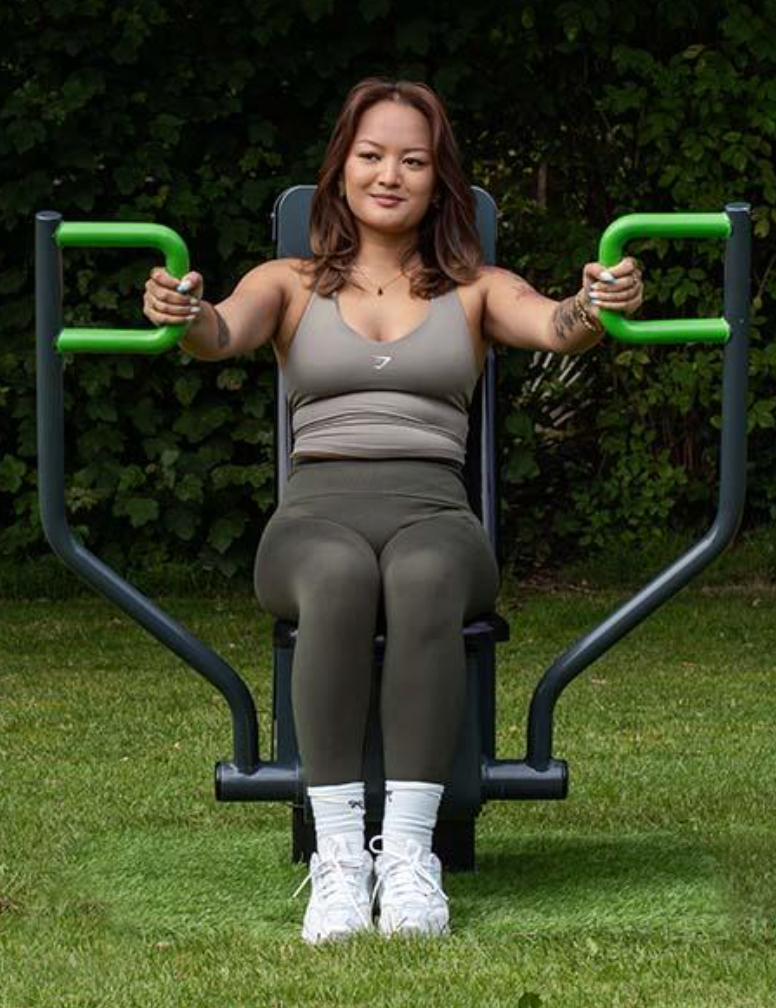 NEW Resistance Chest Press Outdoor Gym Equipment