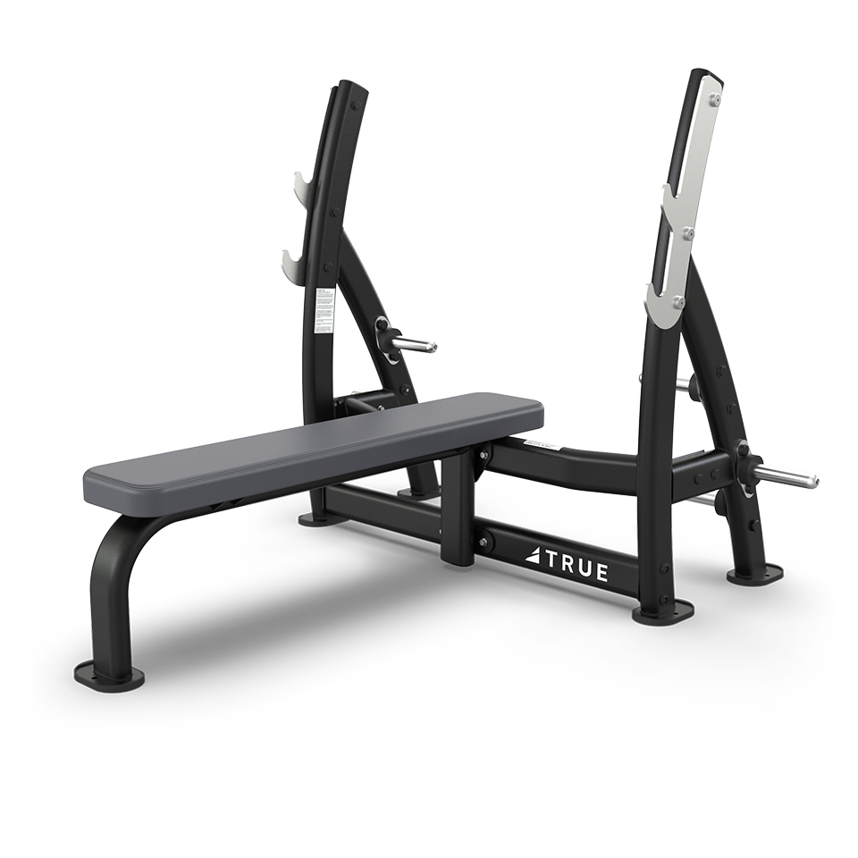 TRUE FITNESS XFW-7100 Supine Press Bench With Plate Holders